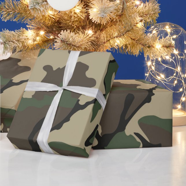 Camo Wrapping Papper Presentpapper (Helgdagar)
