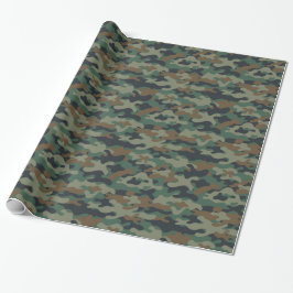 Camo Wrapping Papprare Presentpapper