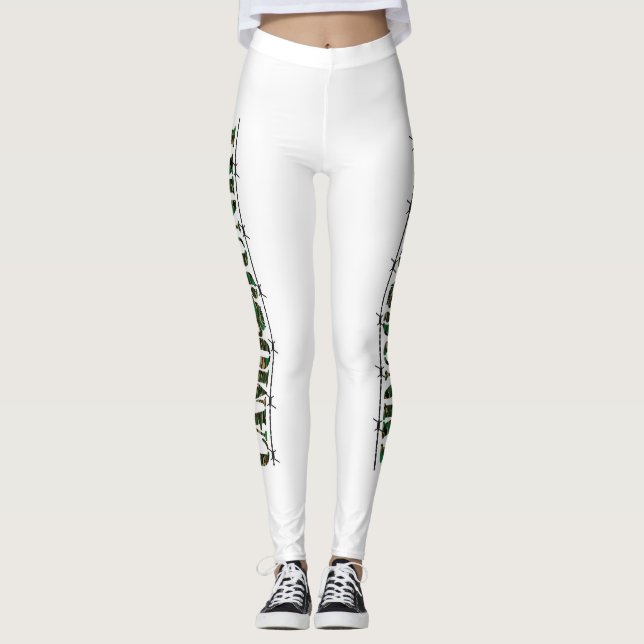 Camo Yogabyxor Leggings (Framsida)