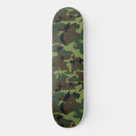 CAMOFLAGE HUNTING MÖNSTER MINI SKATEBOARD BRÄDA 18,5 CM
