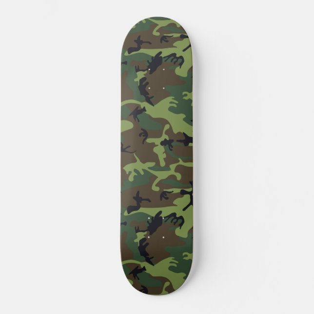 CAMOFLAGE HUNTING MÖNSTER MINI SKATEBOARD BRÄDA 18,5 CM (Framsida)