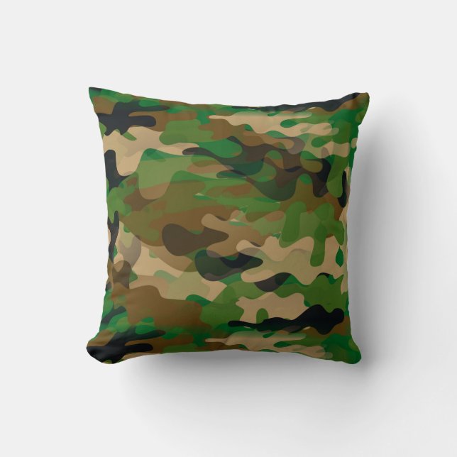 Camoflage-Stil dekorativ kudde (Framsida)