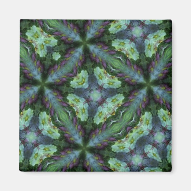 Camoflauge 1-tums Round Magnet (Framsidan)
