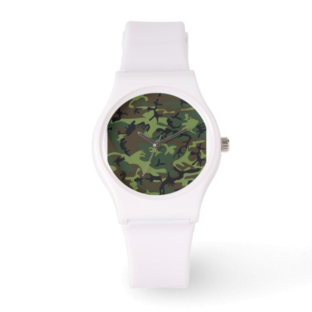 CAMOFLAUGE MÖNSTER ARMBANDSUR (Framsida)