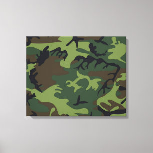 CAMOFLAUGE MÖNSTER CANVASTRYCK