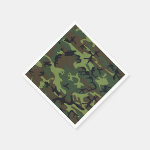 CAMOFLAUGE MÖNSTER PAPPERSSERVETT
