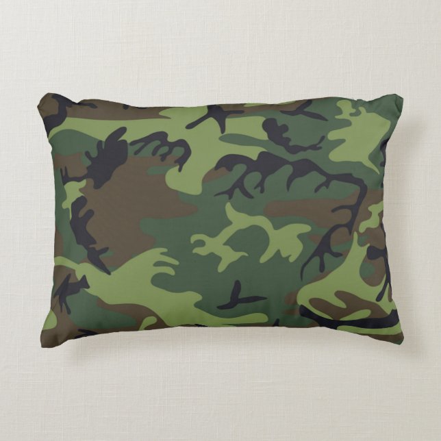 CAMOFLAUGE MÖNSTER PRYDNADSKUDDE (Framsidan)