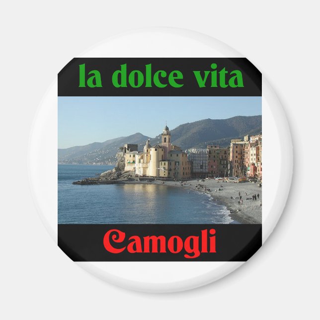 Camogli Italien Magnet (Framsidan)
