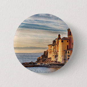 Camogli, Italien, scenbild Knapp