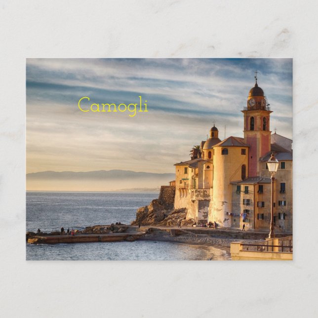 Camogli Liguria Vykort (Framsida)