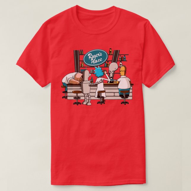 Camorange Rogers Ställe i barSublicering-design T Shirt (Design framsida)