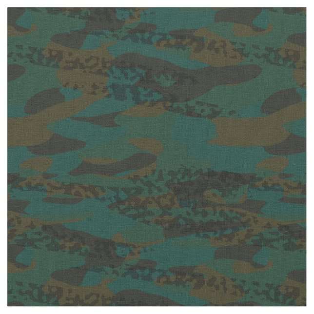 Camouflage Abstract Tyg (Närbild)