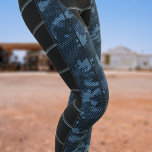 Camouflage Action Blue Cosplay Costume Leggings<br><div class="desc">Lämplig för bära när du utkämpar utomjordingar och/eller rebelliska robotar eller till och med zombies. Lägg initialerna till namnskylten och ladda upp plasma.</div>