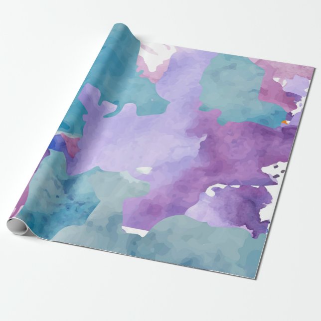 Camouflage Blue Presentpapper (Utrullad)