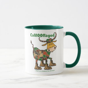 Camouflage Bull Mugg