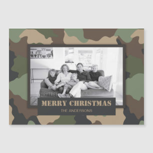 Camouflage Camo Milit jul Photo Magnet