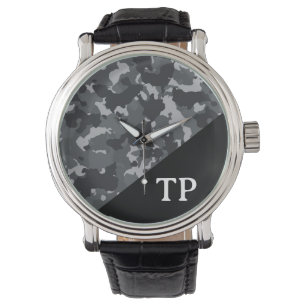 Camouflage Camo Monogram Personlig Armbandsur