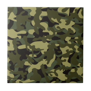Camouflage Euro Vår Kakelplatta
