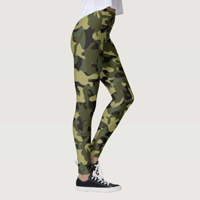 Camouflage Euro Vår Leggings (Höger)