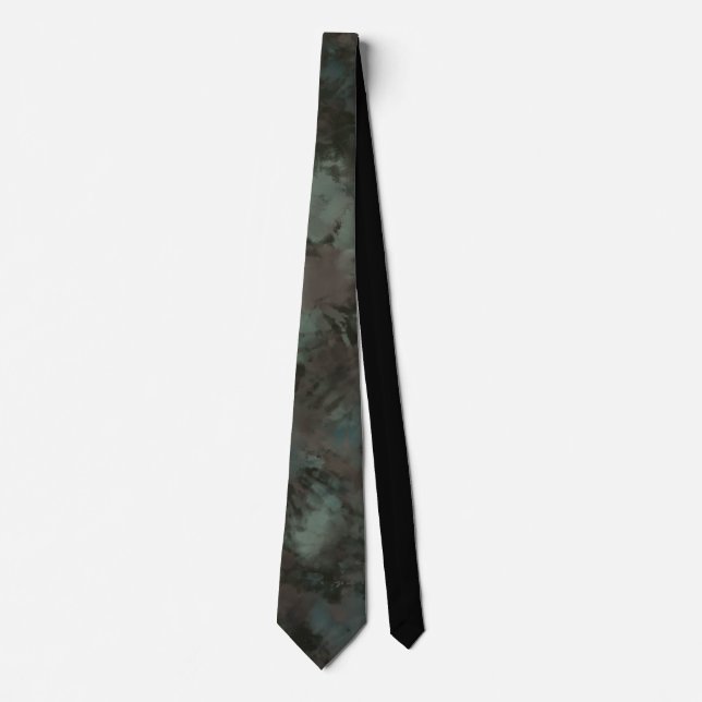 Camouflage Grönt Tie Dye Slips (Framsida)