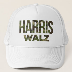 Camouflage Harris Walz Keps