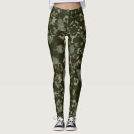 Camouflage Jah Army - Power Yoga Leggings