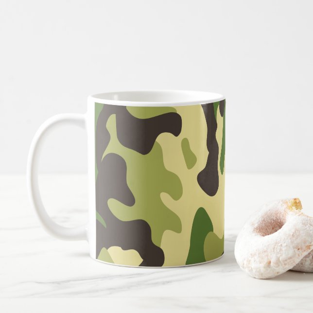 Camouflage Kaffemugg (Med munk)