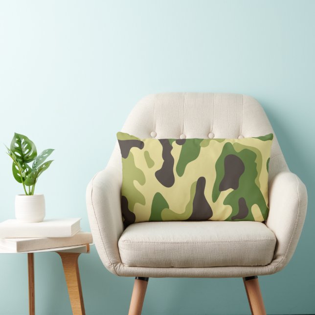 Camouflage Lumbarkudde (Stol)