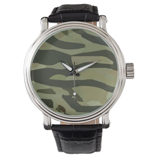 Camouflage Man's Watch Armbandsur (Framsida)