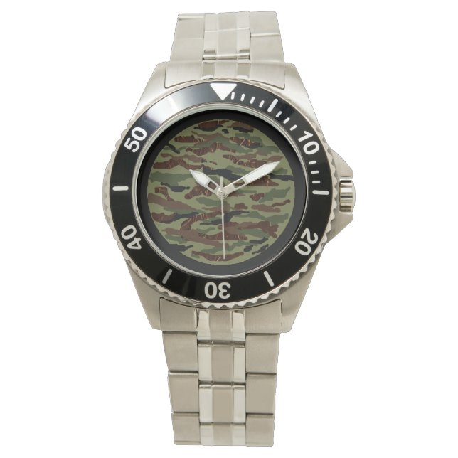 Camouflage Mönster Watch Armbandsur (Framsida)