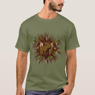 Camouflage Moose Break-out Camo Tee