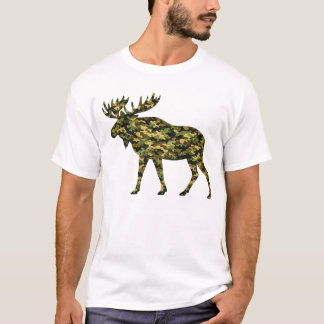 Camouflage Moose T Shirt
