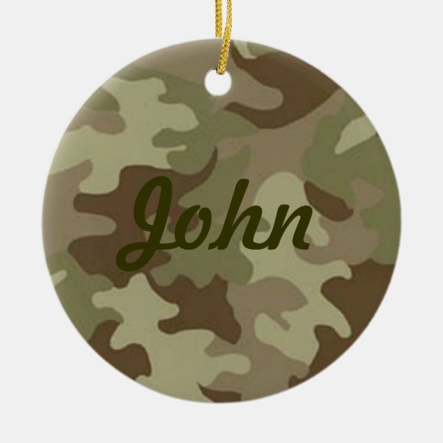 Camouflage Namn Ornament (Framsidan)