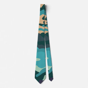 Camouflage Neck Tie Slips