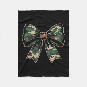 Camouflage Old Camo Bow Camo Coquette Bow Hunting Fleecefilt