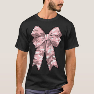 Camouflage Old Camo Bow Camo Coquette Bow Hunting T Shirt
