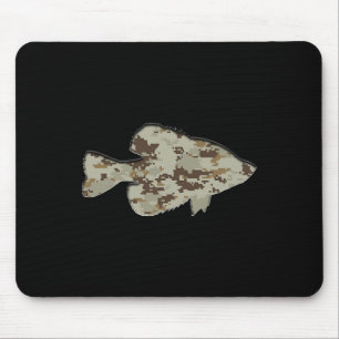 Camouflage Pan Fish Silhouette Digital Camo Crappi Musmatta