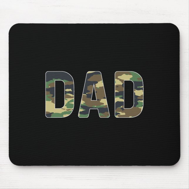 Camouflage Pappa Fars dag Musmatta (Framsidan)