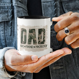 Camouflage PAPPA Hero Friend Protector Mugg