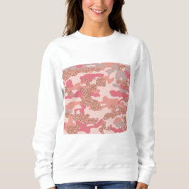 Camouflage Ro Guld  Rosa Camo Army Mönster T Shirt