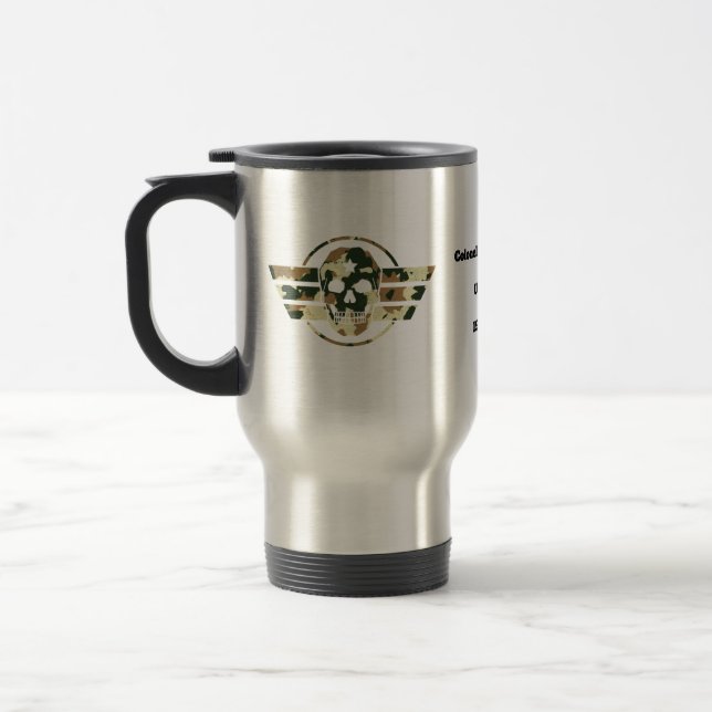 Camouflage Skull | Military Pride Veteran  Resemugg (Vänster)