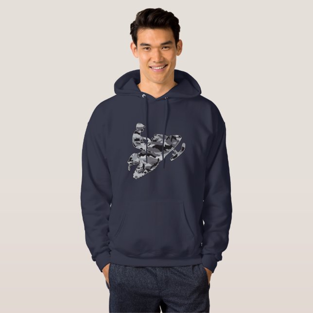 Camouflage SmowMober Sweatshirt (Hel framsida)