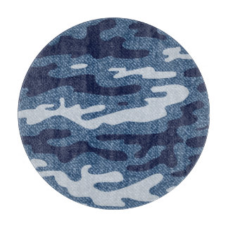 Camouflage Spoted Denim Jeans Mönster