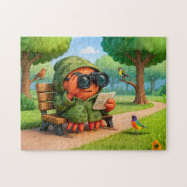 Camouflage Spy Crab Observing Park Surroundings Qu Pussel