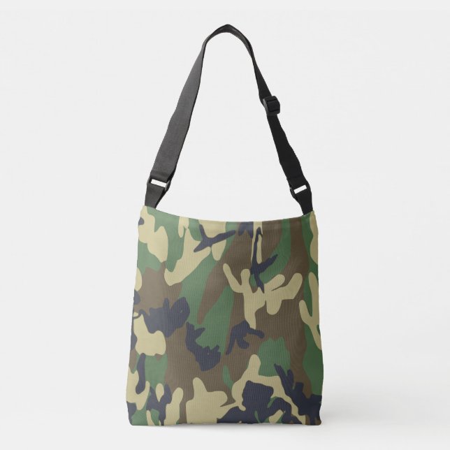 Camouflage Tote Bag Axelväska (Framsida)