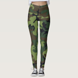 Camouflage vert leggings