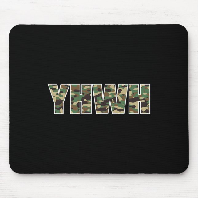 Camouflage Yhwh Yahweh Christian Camo Hunting Musmatta (Framsidan)