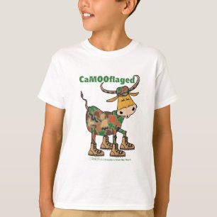 Camouflauge Bull Tee Shirt