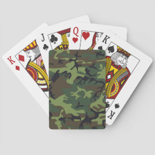 CAMOUFLAUGE MÖNSTER SPEL KORT
