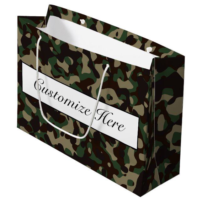 Camoufled Gift Bag (Framsidan Vinklad)